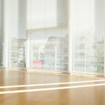 Jalousie innen Jalousie innen mit Lichteinfall