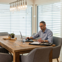 Außenjalousie von innen