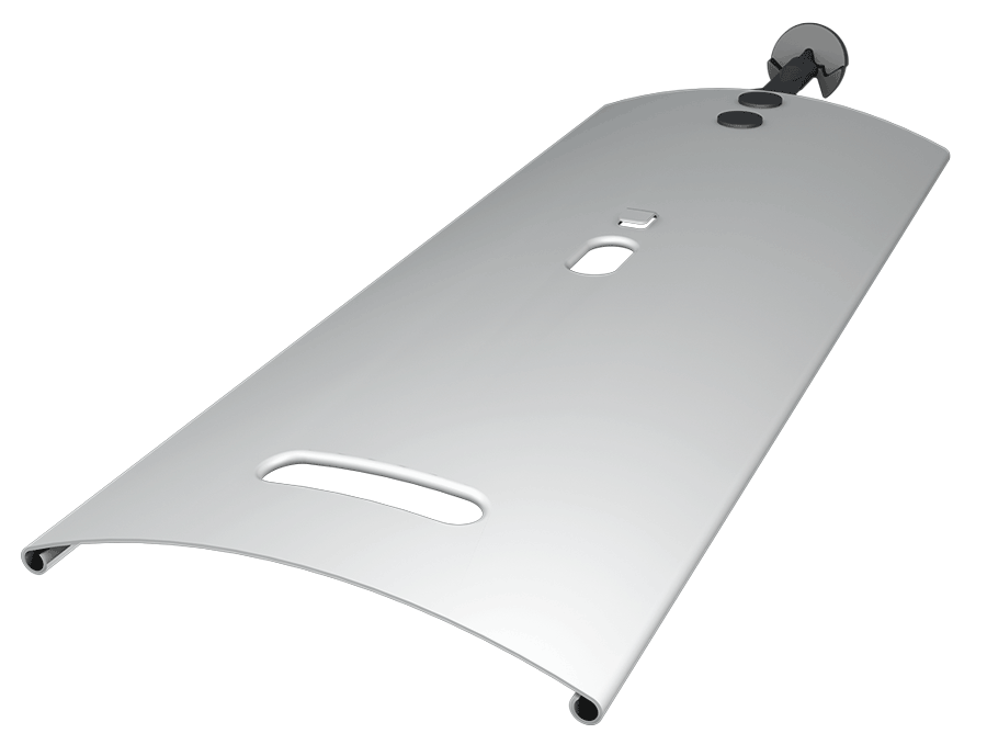 Jalousie außen gebördelte Lamelle