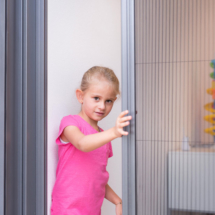 Insektenschutz Plissee Fliegengitter Balkontür